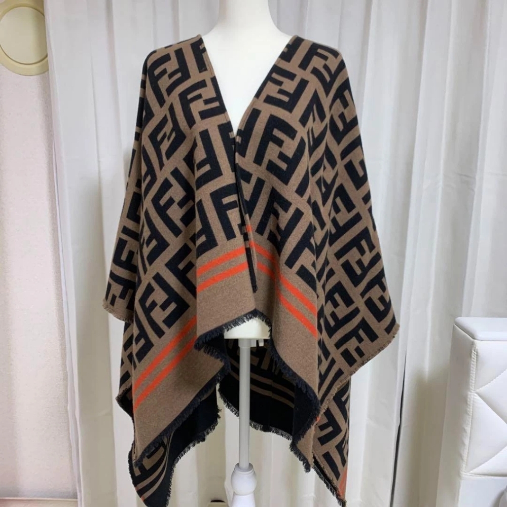 Fendi Oversized Reversible Cape